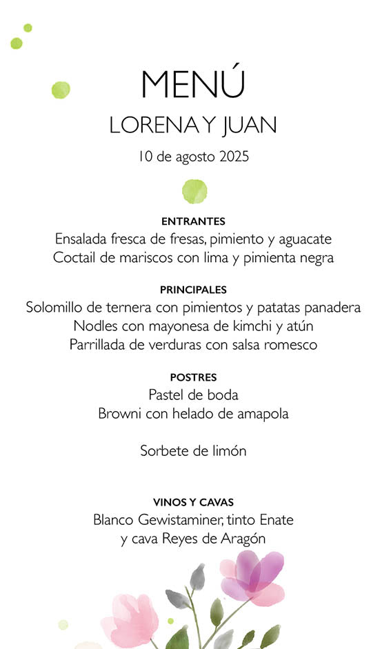 Menú