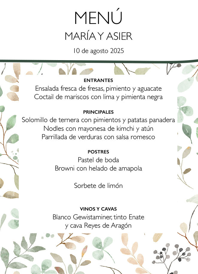 Menú 03