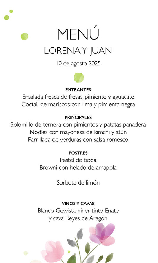 Menú