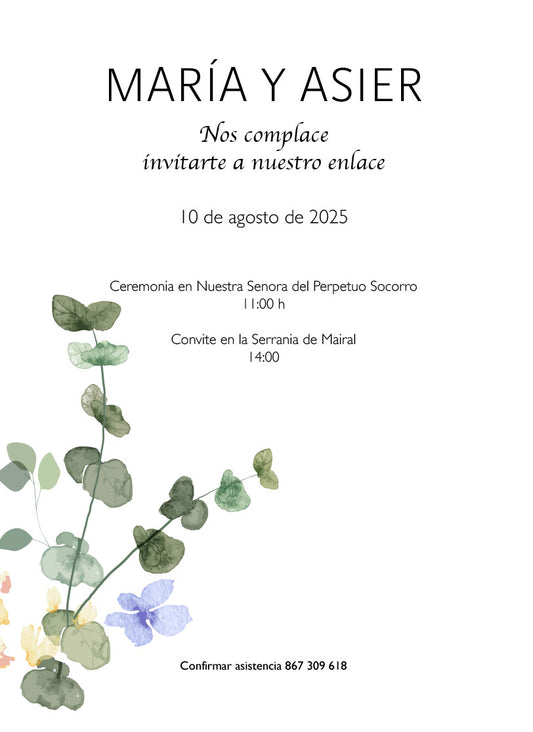 Invitación Boda 02