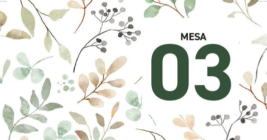 Número de mesa 03